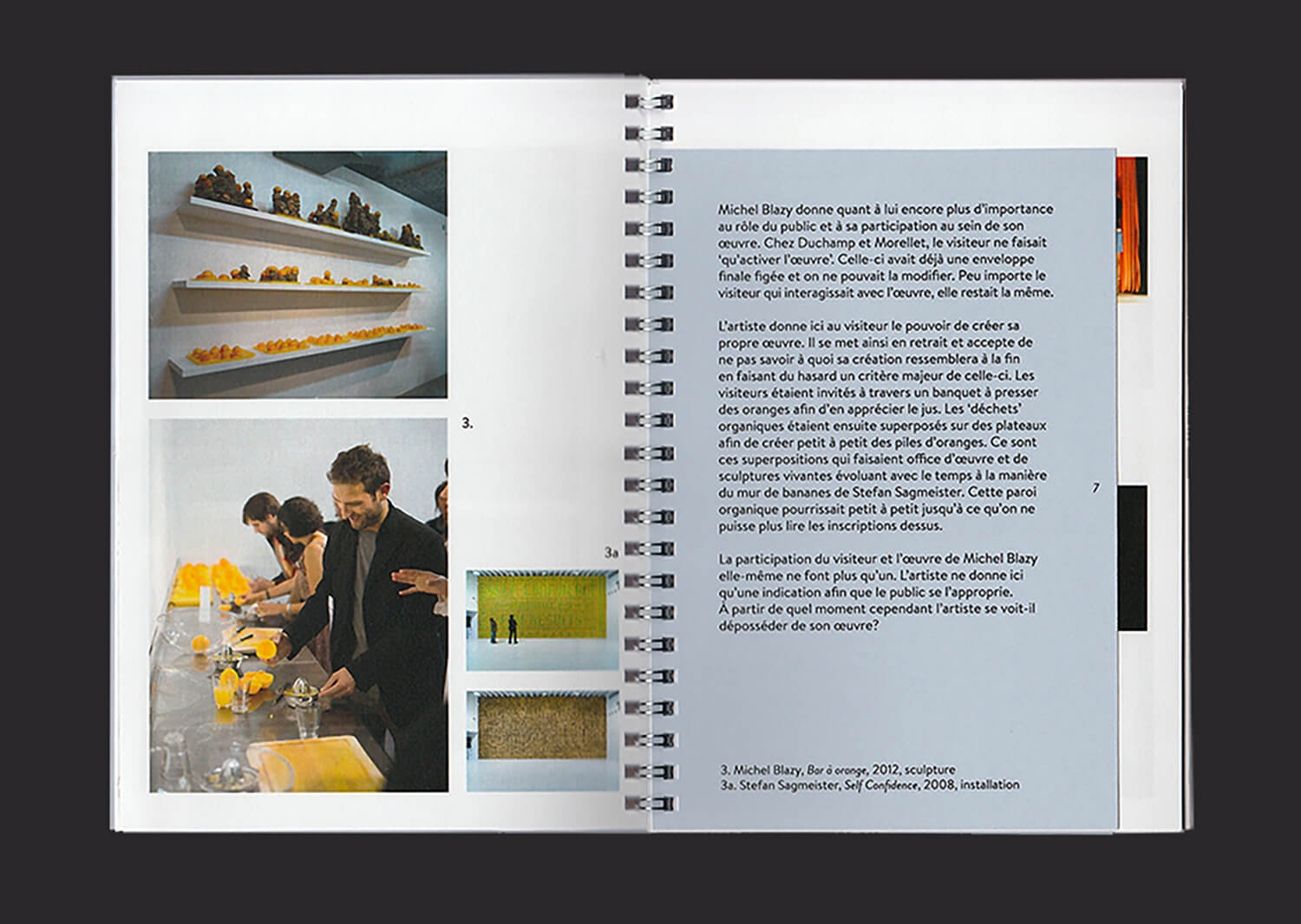 graphic design, booklet about art and culture
