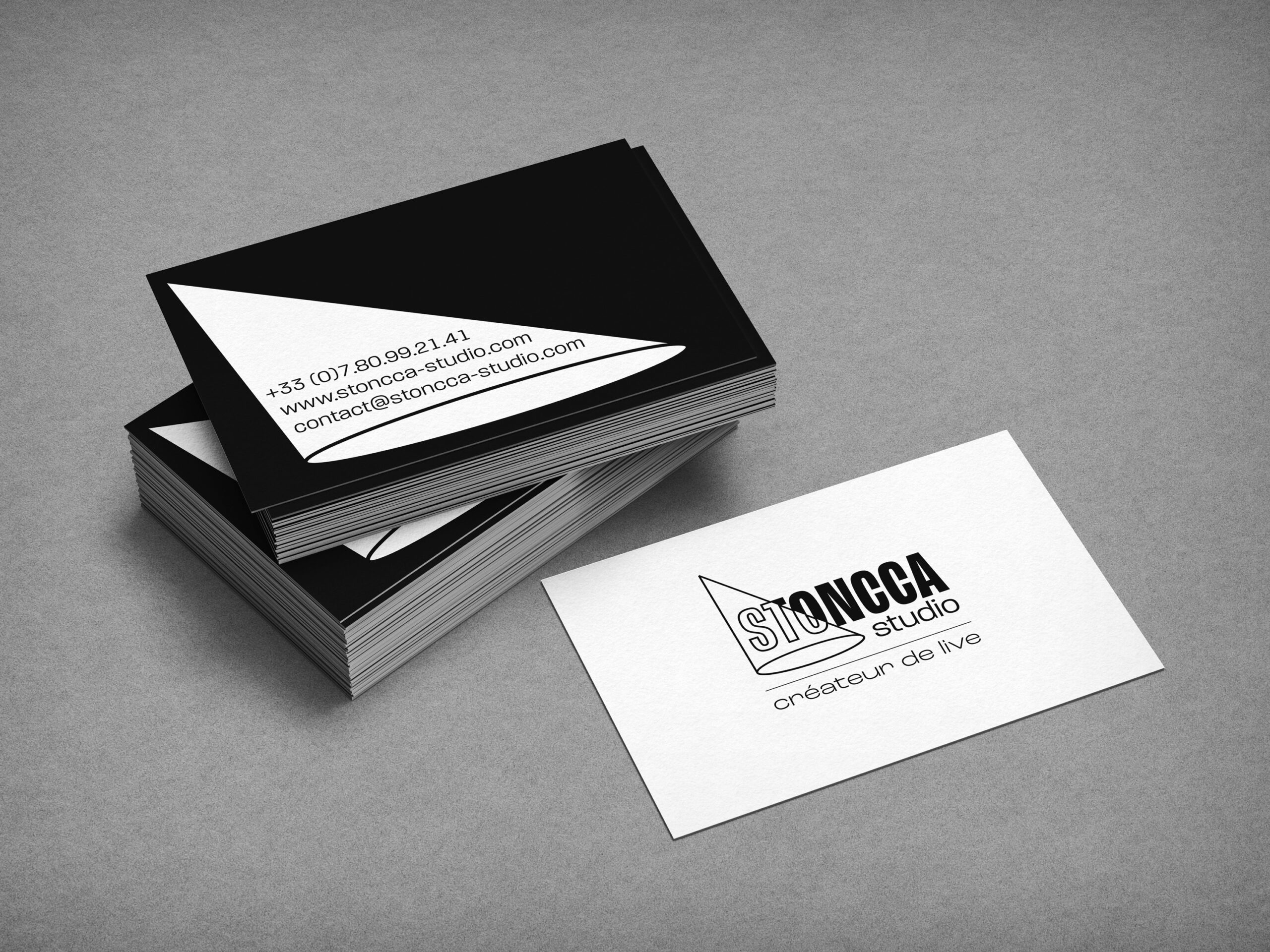 stoncca studio, logo, print, Business Card