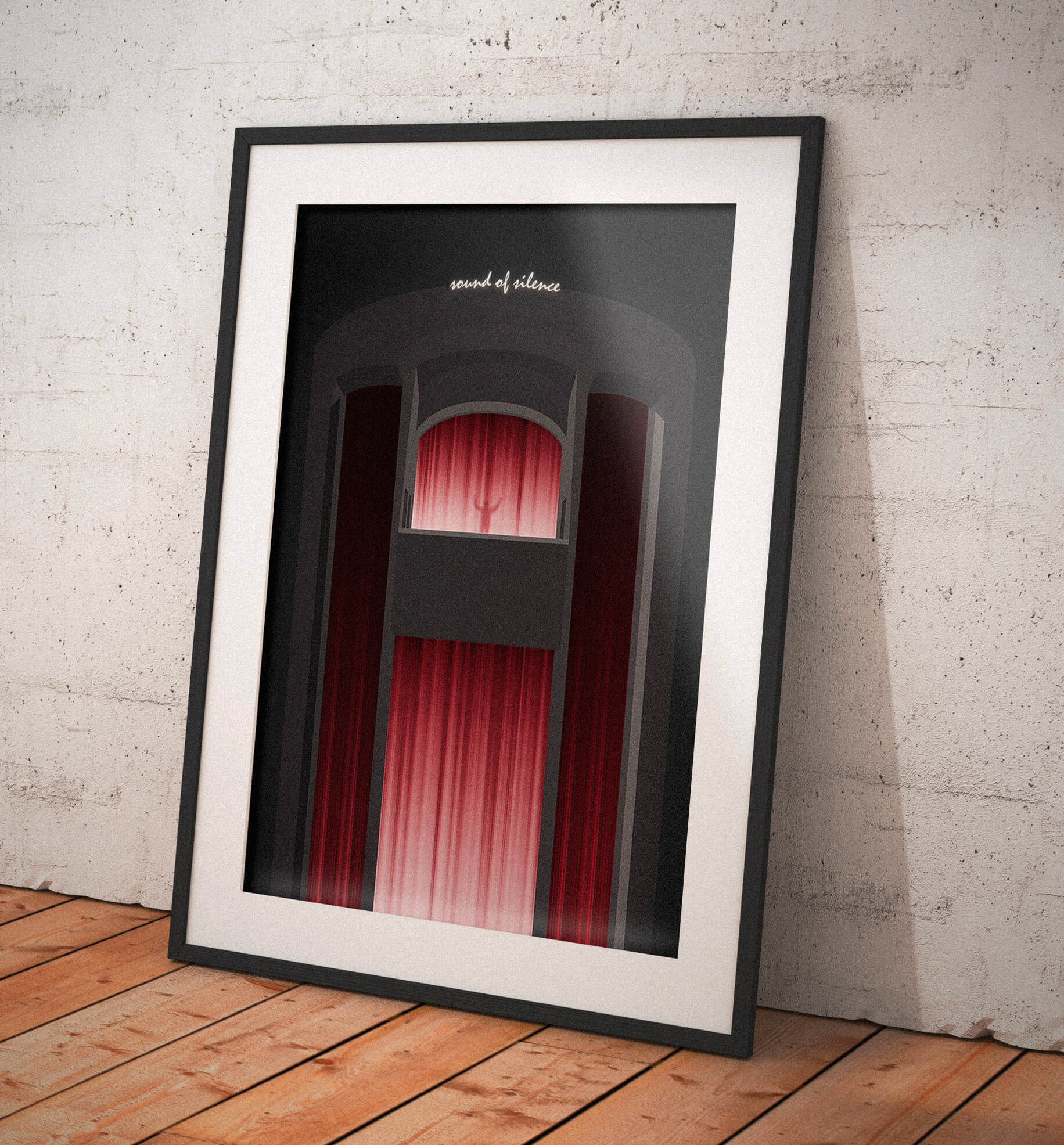 sound of silence, illustration, mockup, the graduate, le lauréat, poster