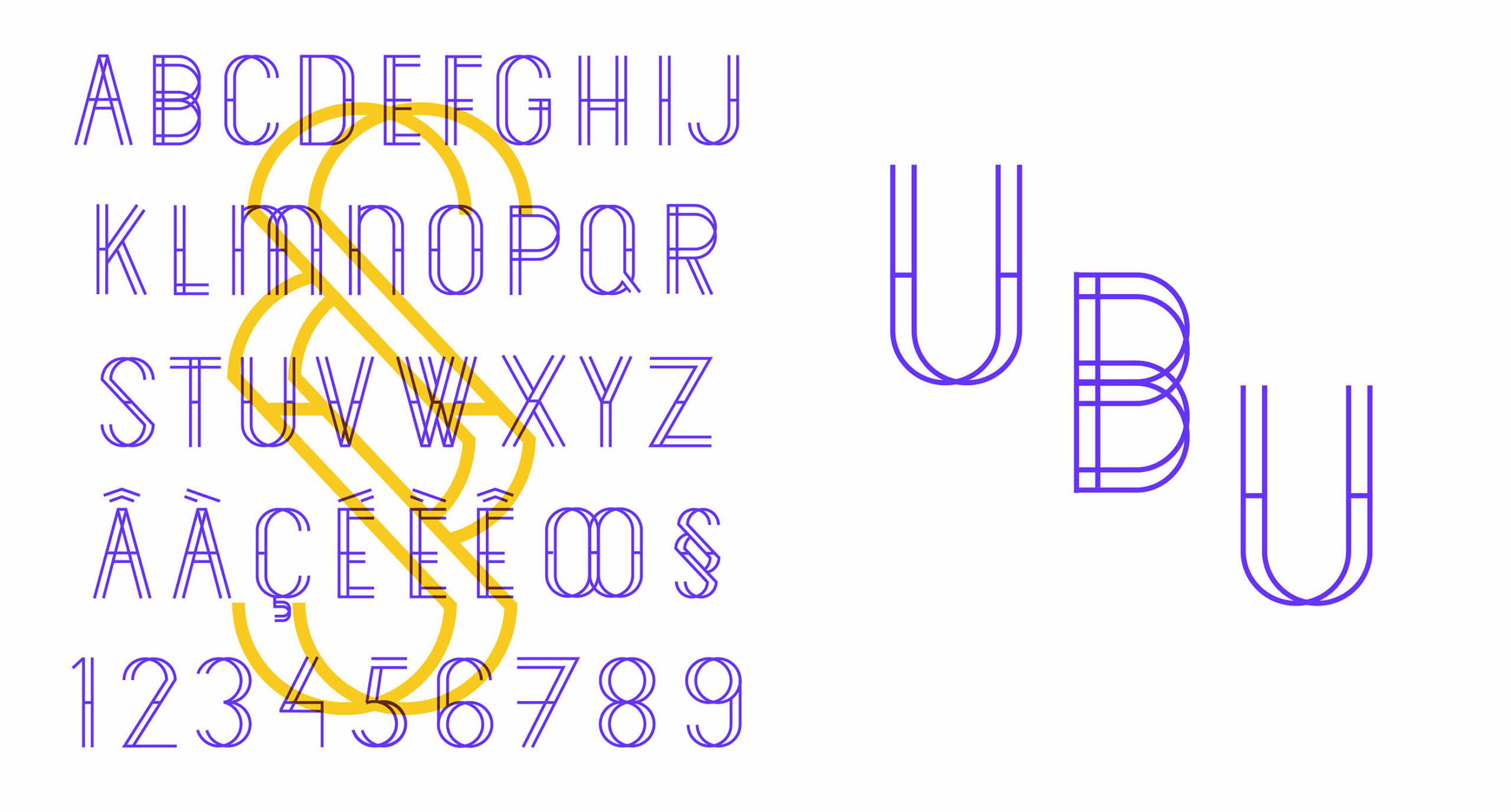 typeface ubu, glyphs, presentation, typography