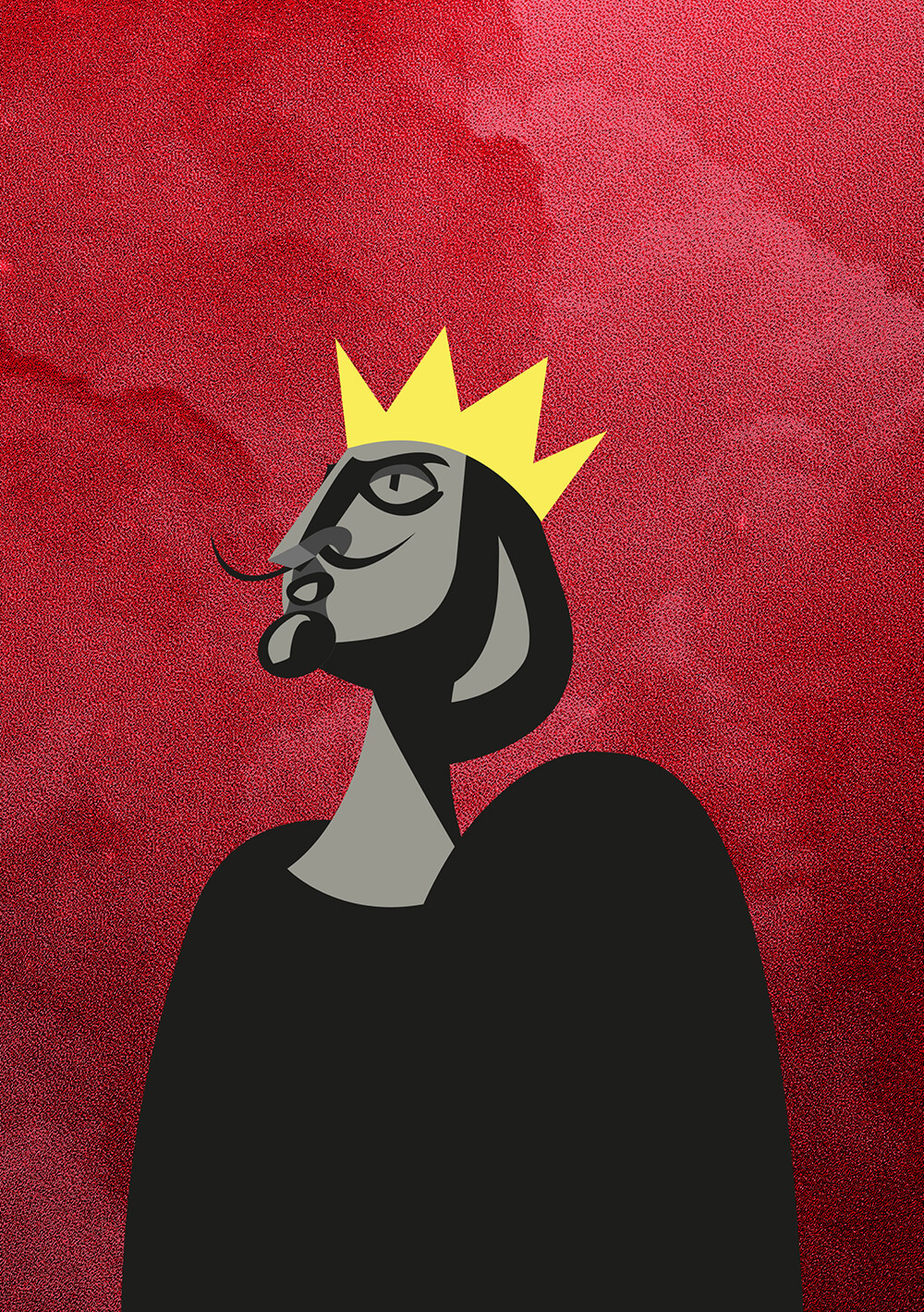 le roi et l'oiseau, revue popcorn, illustration, cinéma, le roi