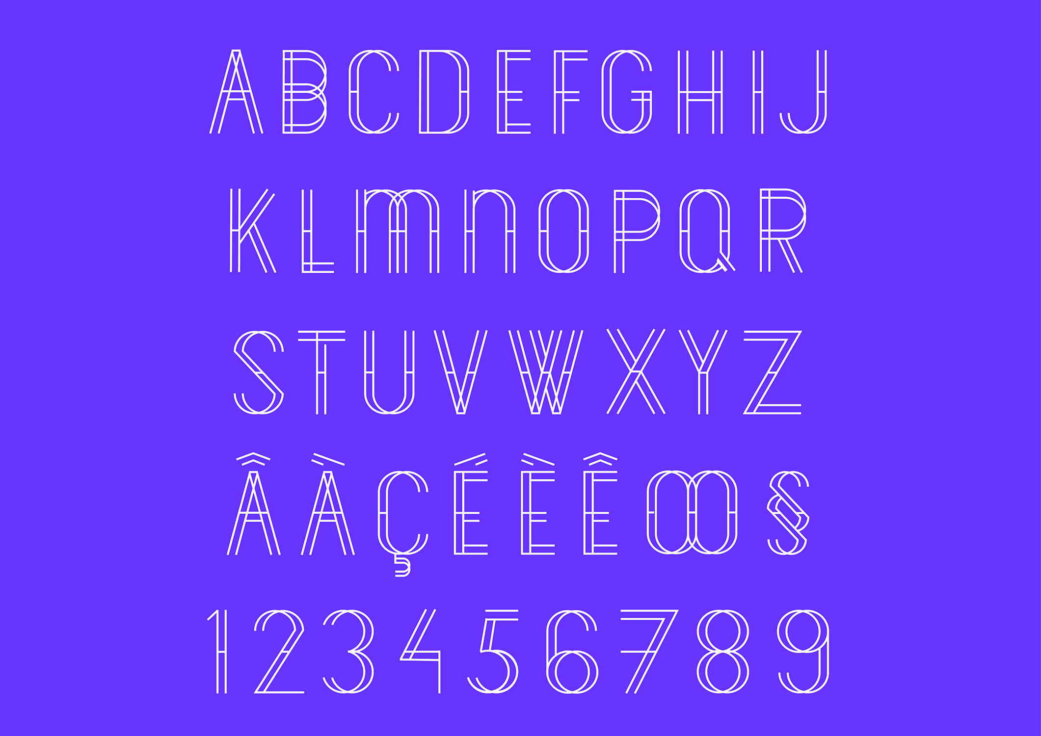typeface ubu, glyphs, presentation, typography
